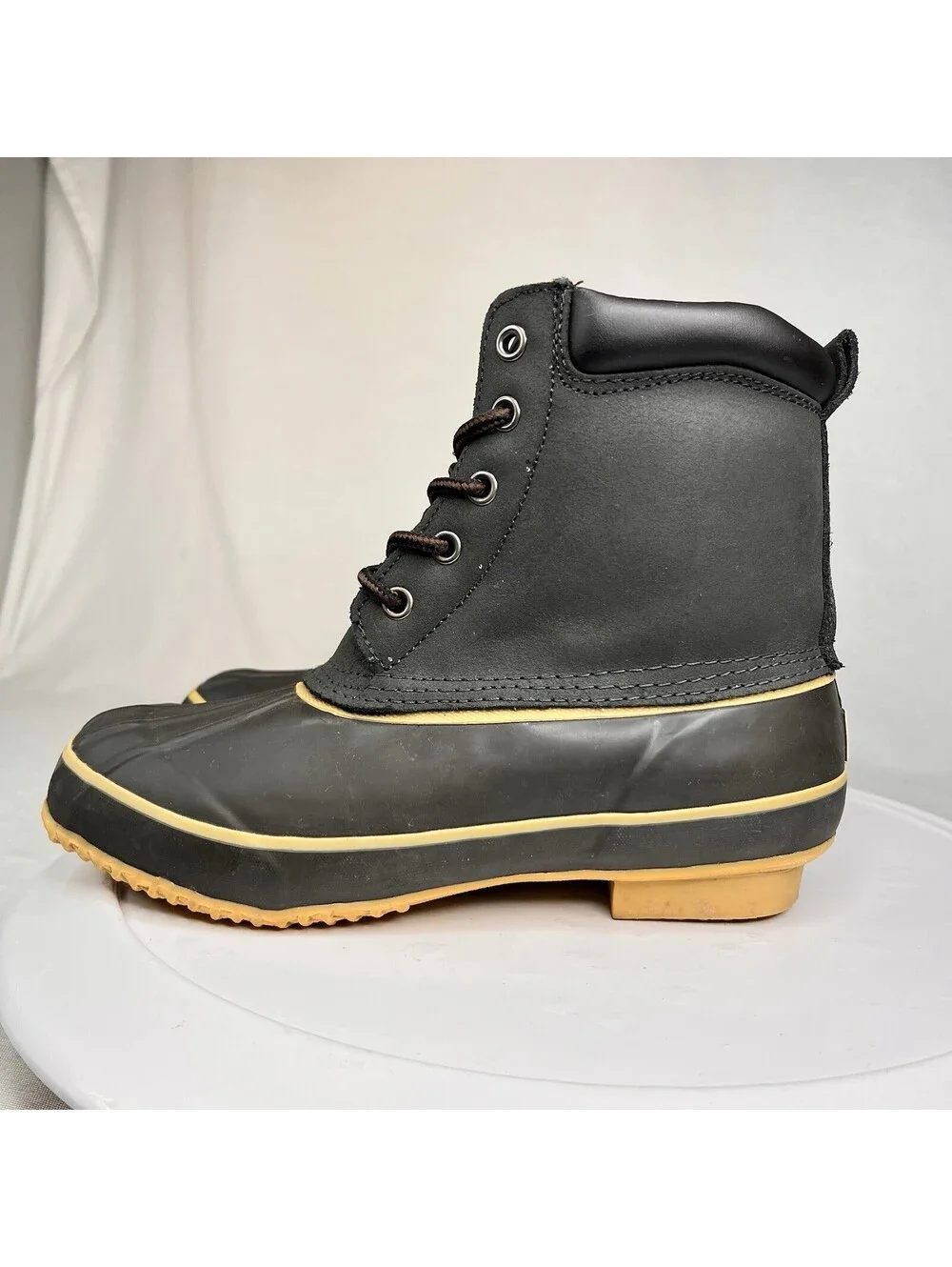 Snowy Creek Men's Winter Snow Boots Lace Up Thermolite Insulated Lined Size 9